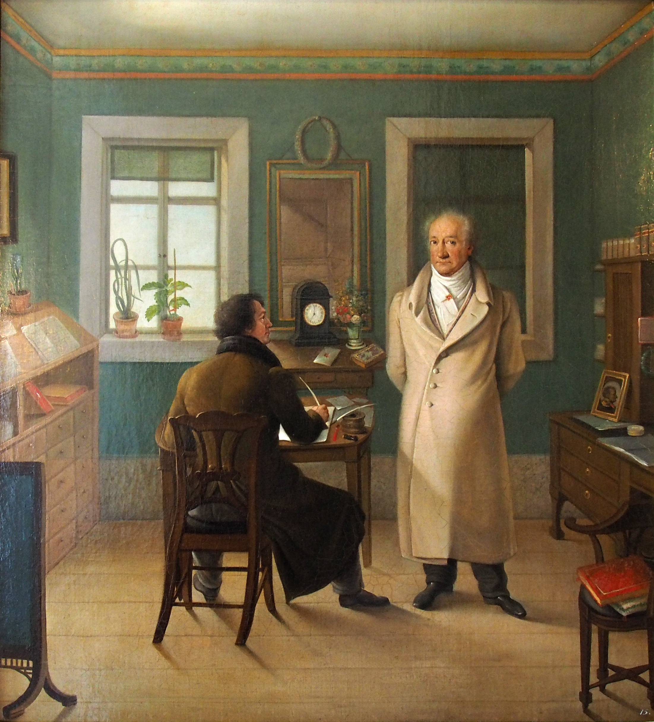 Goethe in seinem Studierzimmer Goethe in seiner Studierstube